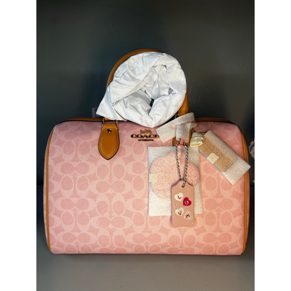 Coach Rowan Large Satchel Bag
In Signature Canvas With Charms - Picture 9 of 9